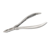 HNRD-A012, HAAN Round Jaw Cuticle Nipper – 16, Single Spring (Polish Grey), Stainless Steel 420