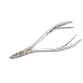 HNSQ-A013, HAAN Square Jaw Cuticle Nipper – 14, Double Spring (Matt Grey), Stainless Steel 420
