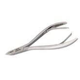 HNSQ-A014, HAAN Square Jaw Cuticle Nipper – 14, Double Spring (Polish Grey), Stainless Steel 420