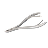 HNSS-A023, HAAN Semi-Square Jaw Cuticle Nipper – 16, Double Spring (Polish Grey), Stainless Steel 420