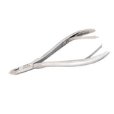 HNRD-A026, HAAN Round Jaw Cuticle Nipper – 14, Double Spring (Polish Grey), Stainless Steel