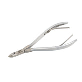 HNRD-A028, HAAN Round Jaw Cuticle Nipper – 16, Double Spring (Polish Grey)Stainless Steel 420