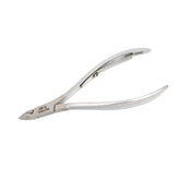 HNSQ-A003 Square Head Cuticle Nipper, (Matt Grey), Jaw 16, Single Spring, Stainless Steel 420