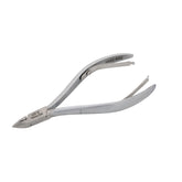 HNSQ-B043 Square Head , (Matt Grey), Jaw 14 , Double Spring Cuticle Nipper Stainless Steel 420