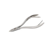 HNSQ-C077 Square Head , (Polish Grey), Jaw 16, Double Spring Cuticle Nipper Stainless Steel 420