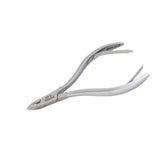 HNSS-C079 Semi-Square Head , (Matt Grey), Jaw 14, Double Spring Cuticle Nipper Stainless Steel 420