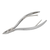 HNSQ-E136 Square Head , (Matt Grey), Jaw 16 , Double Spring Cuticle Nipper Stainless Steel 420