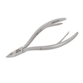 HNSQ-E137 Square Head , (Polish Grey), Jaw 16 , Double Spring Cuticle Nipper Stainless Steel 420