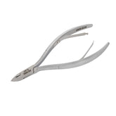 HNSS-E139 Semi-Square Head , (Matt Grey), Jaw 14 , Double Spring Cuticle Nipper Stainless Steel 420