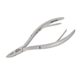 HNSS-E140 Semi-Square Head , (Polish Grey), Jaw 14 , Double Spring Cuticle Nipper Stainless Steel 420