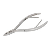 HNSS-E143 Semi-Square Head , (Polish Grey), Jaw 16 , Double Spring Cuticle Nipper Stainless Steel 420