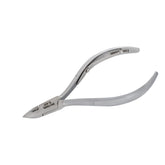 HNSQ-D093 Square Head Cuticle Nipper, Jaw 16, Single Spring, Matt Grey, Stainless Steel 420