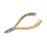 HNSQ-D105 Square Head , (Half Gold), Jaw 14 , Double Spring Cuticle Nipper Stainless Steel 420