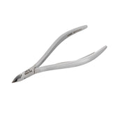HNSS-F157 Semi-Square Head Cuticle Nipper, Jaw 16, Single Spring, Matt Grey, Stainless Steel 420