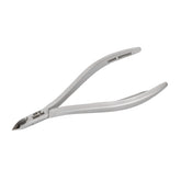 HNRD-F160 Round Head Cuticle Nipper, Jaw 14, Single Spring, Polish Grey, Stainless Steel 420