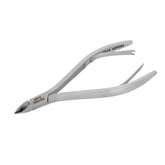 HNSQ-F166 Square Head , (Matt Grey), Jaw 16 , Double Spring Cuticle Nipper Stainless Steel 420