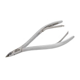 HNSS-F169 Semi-Square Head , (Matt Grey), Jaw 14 , Double Spring Cuticle Nipper Stainless Steel 420