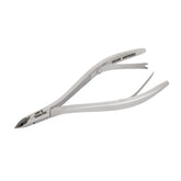 HNSS-F173 Semi-Square Head , (Polish Grey), Jaw 16 , Double Spring Cuticle Nipper Stainless Steel 420