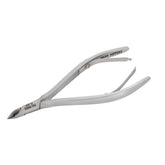 HNRD-F175 Round Head , (Matt Grey), Jaw 14 , Double Spring Cuticle Nipper Stainless Steel 420