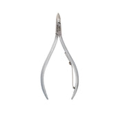 HNSQ-B033 Square Head Cuticle Nipper, Jaw 16, Single Spring, Matt Grey, Stainless Steel 420