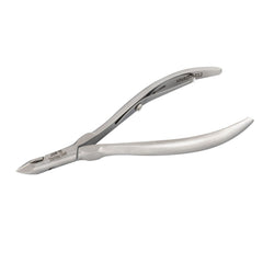HNRD-A012, HAAN Round Jaw Cuticle Nipper – 16, Single Spring (Polish Grey), Stainless Steel 420
