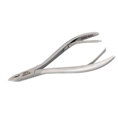 HNSQ-A014, HAAN Square Jaw Cuticle Nipper – 14, Double Spring (Polish Grey), Stainless Steel 420