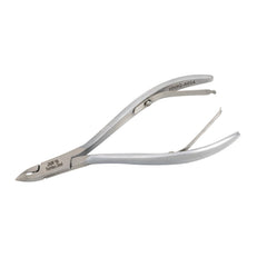 HNSQ-A016, HAAN Square Jaw Cuticle Nipper – 16, Double Spring (Matt Grey), Stainless Steel 420