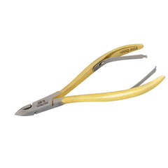 HNSQ-A018, HAAN Square Jaw cuticle Nipper – 16, Double Spring (Half Gold), Stainless steel