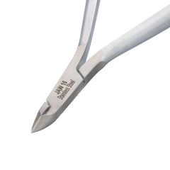 HNSS-A022, HAAN Semi-Square Jaw Cuticle Nipper – 16, Double Spring (Matt Grey), Stainless Steel 420