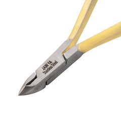 HNSQ-A015, HAAN Square Jaw Cuticle Nipper – 14, Double Spring (Half Gold), Stainless Steel 420