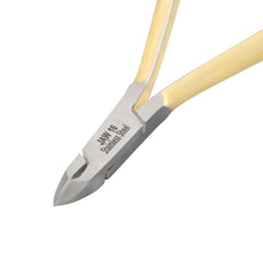 HNSQ-A018, HAAN Square Jaw cuticle Nipper – 16, Double Spring (Half Gold), Stainless steel