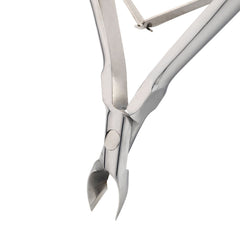 HNRD-A029, Polish Grey , Round Jaw 16, Double Spring Cutcle Nipper | Stainless Steel 420
