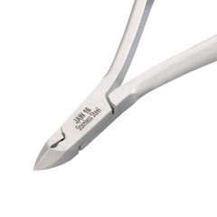 HNSQ-A017, HAAN Square Jaw Cuticle Nipper – 16, Double Spring (Polish Grey), Stainless Steel 420