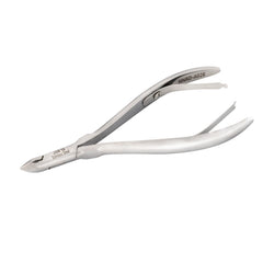 HNRD-A026,  HAAN Round Jaw Cuticle Nipper – 14, Double Spring (Polish Grey), Stainless Steel