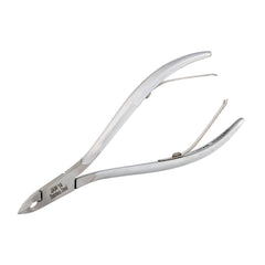 HNSQ-A013, HAAN Square Jaw Cuticle Nipper – 14, Double Spring (Matt Grey), Stainless Steel 420