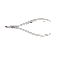 HNSS-A006 Semi-Square Head Cuticle Nipper, Polish Grey, Jaw 14, Single Spring, Stainless Steel 420
