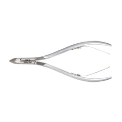 HNRD-A028, HAAN Round Jaw Cuticle Nipper – 16, Double Spring (Polish Grey)Stainless Steel 420