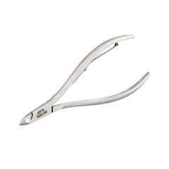 HNSQ-A002 Square Head HAAN Cuticle Nipper, (Polish Grey), Jaw 14, Single Spring, Stainless Steel 420
