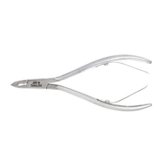 HNSQ-A016, HAAN Square Jaw Cuticle Nipper – 16, Double Spring (Matt Grey), Stainless Steel 420