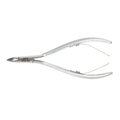 HNSS-A022, HAAN Semi-Square Jaw Cuticle Nipper – 16, Double Spring (Matt Grey), Stainless Steel 420