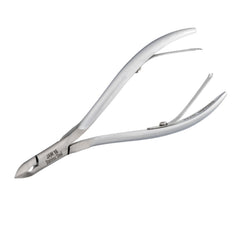 HNRD-A028, HAAN Round Jaw Cuticle Nipper – 16, Double Spring (Polish Grey)Stainless Steel 420