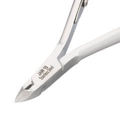 HNSQ-A004 Square Head Cuticle Nipper,(Polish Grey), Jaw 16, Single Spring, Stainless Steel 420