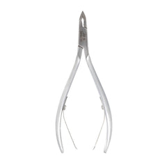 HNSQ-A013, HAAN Square Jaw Cuticle Nipper – 14, Double Spring (Matt Grey), Stainless Steel 420