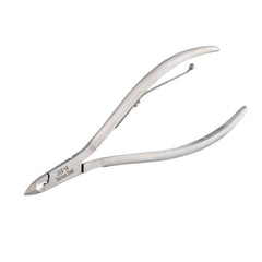 HNSS-A006 Semi-Square Head Cuticle Nipper, Polish Grey, Jaw 14, Single Spring, Stainless Steel 420
