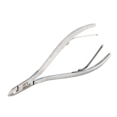 HNRD-A026,  HAAN Round Jaw Cuticle Nipper – 14, Double Spring (Polish Grey), Stainless Steel
