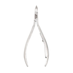 HNSS-A008 Semi-Square Head Cuticle Nipper, Jaw 16, Single Spring, Stainless Steel 420