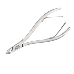 HNSQ-A017, HAAN Square Jaw Cuticle Nipper – 16, Double Spring (Polish Grey), Stainless Steel 420
