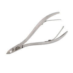 HNSQ-A014, HAAN Square Jaw Cuticle Nipper – 14, Double Spring (Polish Grey), Stainless Steel 420