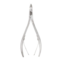 HNSS-A023,  HAAN Semi-Square Jaw Cuticle Nipper – 16, Double Spring (Polish Grey), Stainless Steel 420