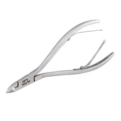 HNSQ-A016, HAAN Square Jaw Cuticle Nipper – 16, Double Spring (Matt Grey), Stainless Steel 420